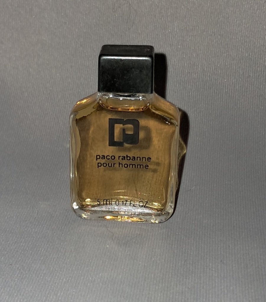 Parfum miniatuur Paco rabanne pour homme, Ophalen of Verzenden, Zo goed als nieuw, Miniatuur, Gevuld