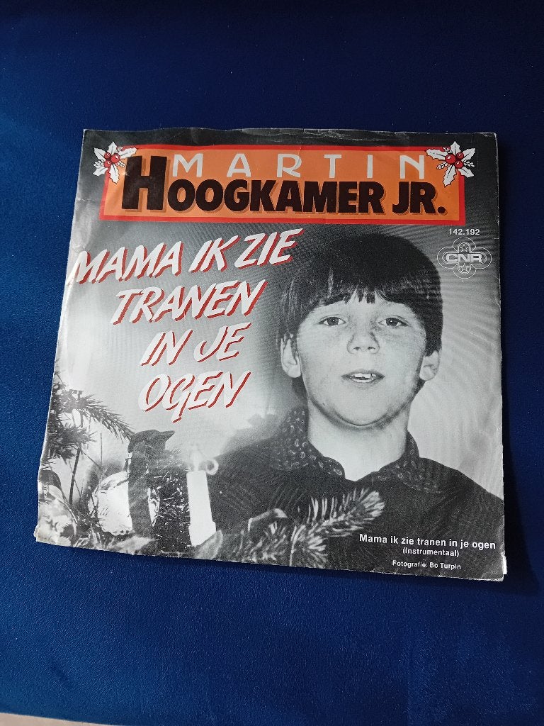 Martin Hoogkamer - Mama ik zie Tranen in je Ogen ---t 1005, 7 inch, Zo goed als nieuw, Nederlandstalig, Fotohoes