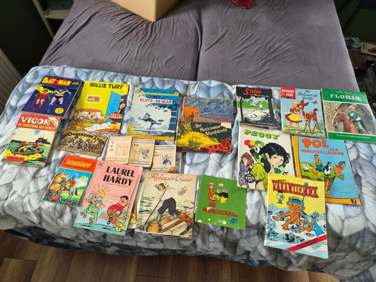Grote collectie vintage stripboeken - Diverse titels, Meerdere stripboeken, Ophalen of Verzenden, Gelezen, Diverse auteurs
