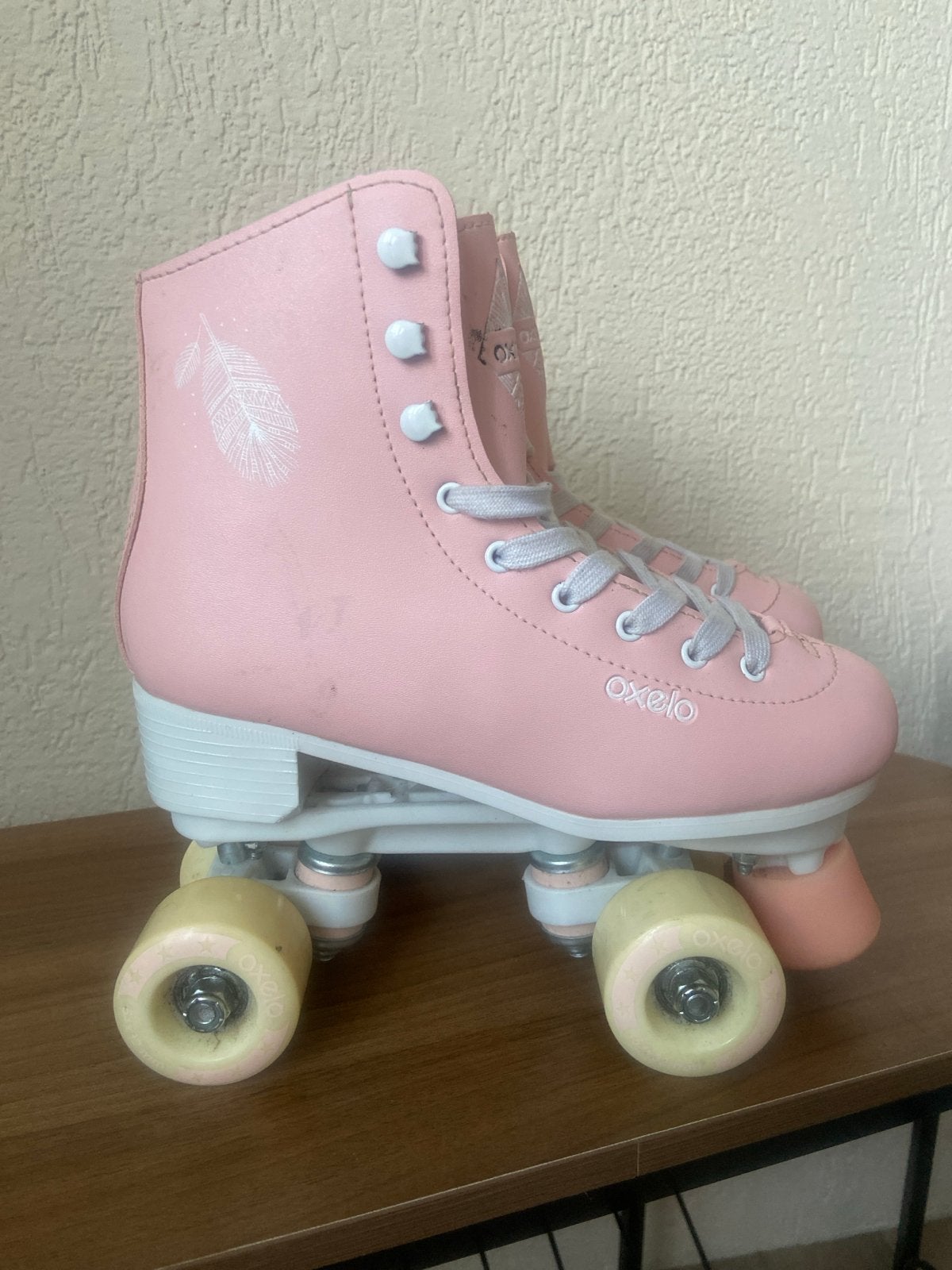 Roze Oxelo rolschaatsen, maat 37, Ophalen of Verzenden, Zo goed als nieuw, Dames