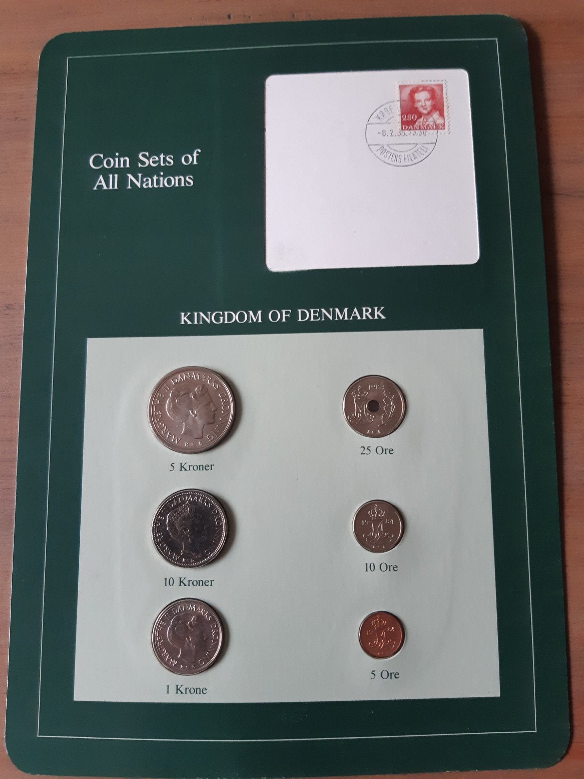 Muntset Danmark 1984 unc kk f.23.10, Ophalen, Overige landen