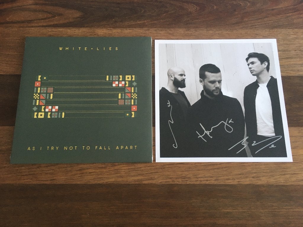Vinyl LP White Lies As I Try Not To Fall Apart GESIGNEERD NW, LP, Pop, Ophalen of Verzenden, Geseald