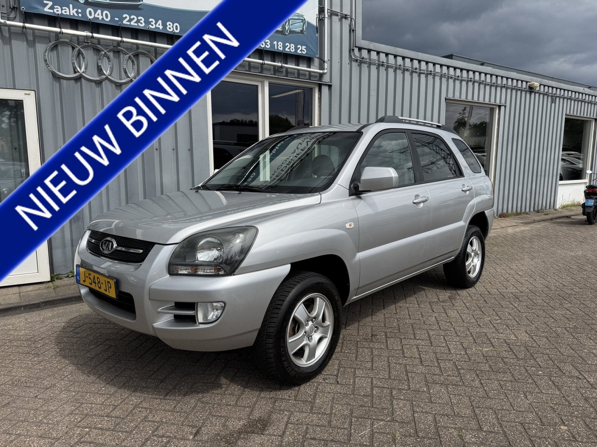 Kia Sportage 2.0 CVVT X-pect (bj 2008), Auto's, Stof, Gebruikt, Zwart, 4 cilinders
