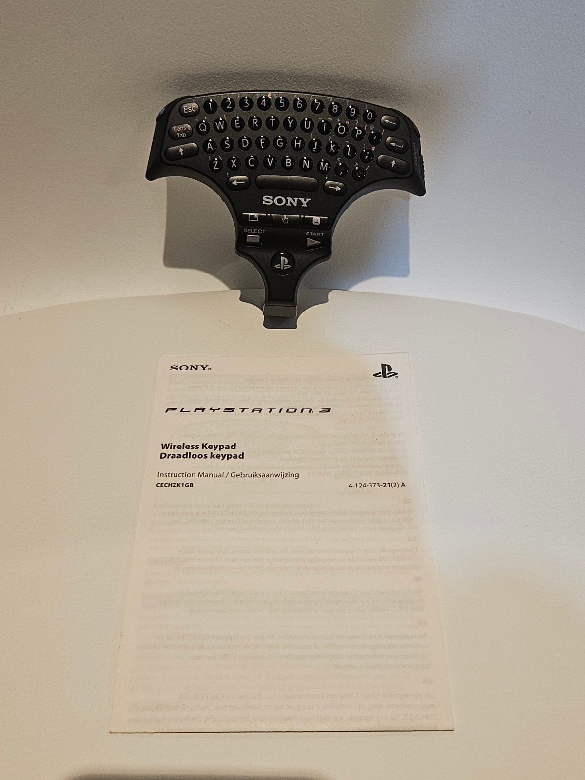 Sony PS3 Wireless Keypad, PlayStation 3, Ophalen of Verzenden, Zo goed als nieuw, Controller