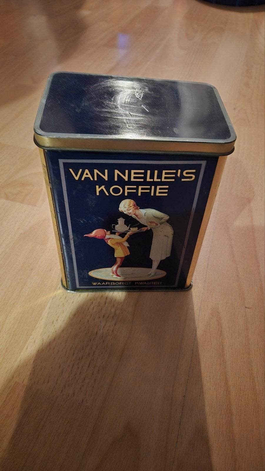 Vintage Van Nelle's Koffie blik - Mild en Waarborg Kwaliteit, Ophalen