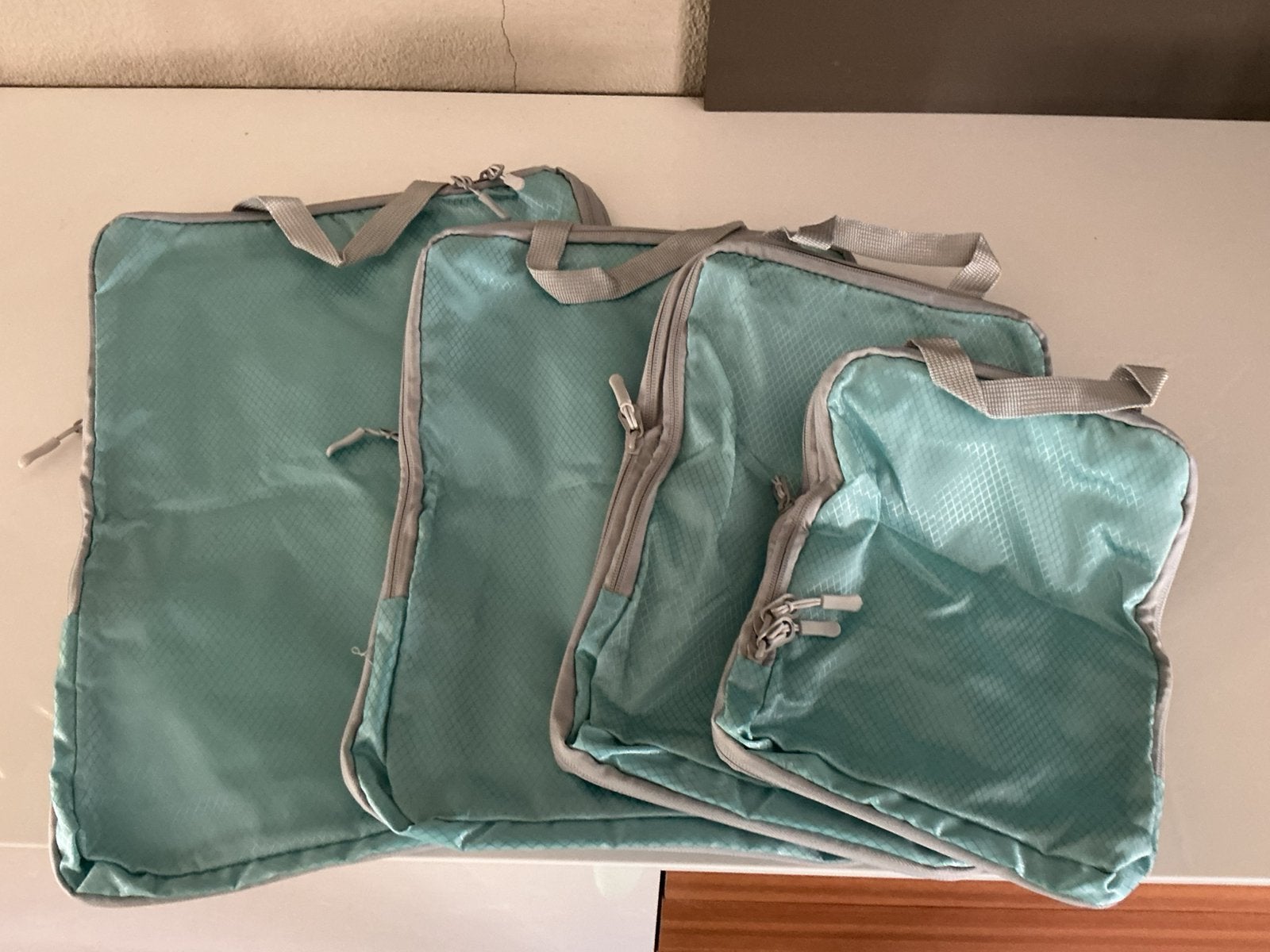 Koffer organisers - packing cubes - set van 4 met compressie, Ophalen of Verzenden, Nieuw, 30 cm of meer