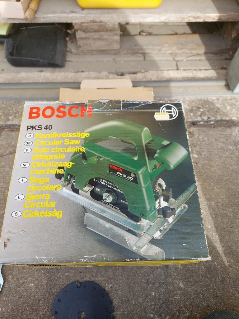 Bosch PKS 40 handcirkelzaag, Bosch, Gebruikt, Ophalen of Verzenden, X