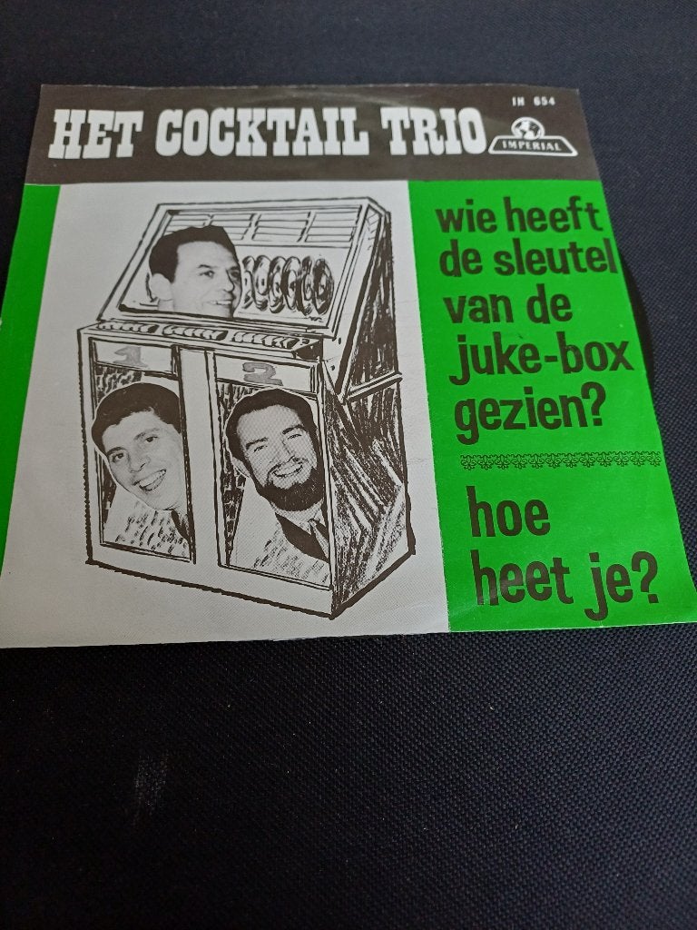 198b Single Het Cocktail Trio – Wie heeft de sleutel– IH 654, Gebruikt, 7 inch, Ophalen of Verzenden, Overige typen