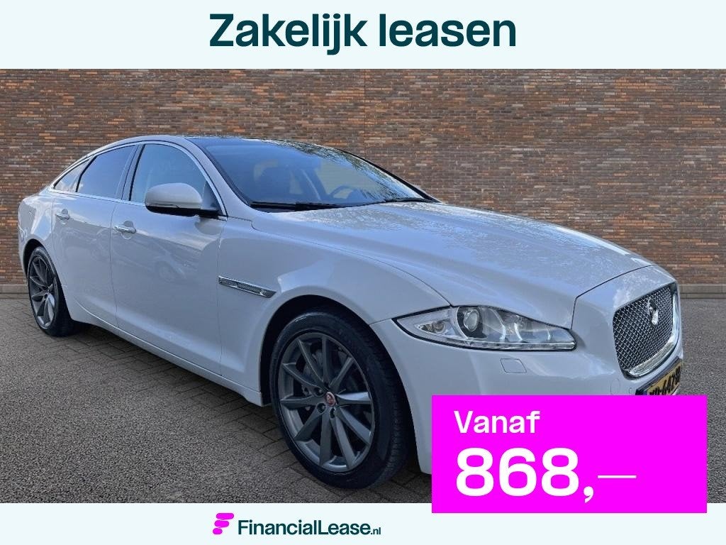 Jaguar XJ 3.0 V6 341 PK SC AWD LEDER SCHUIFDAK LMV NAVIGATIE, Automaat, Euro 5, Gebruikt, 1839 kg