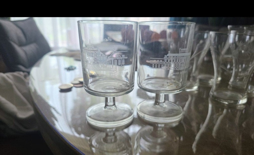 Antieke glazen, Verzamelen, Glas en Borrelglaasjes, Ophalen, Gebruikt, Overige typen