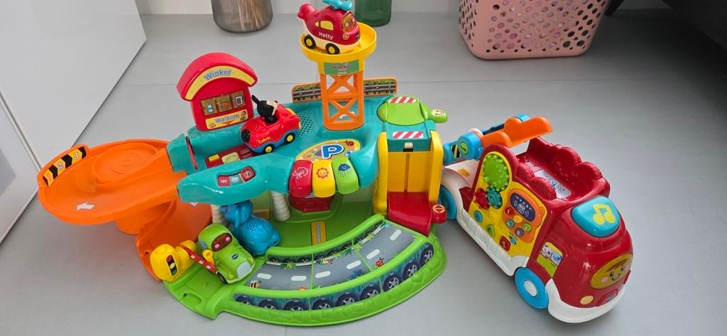 VTech Toet Toet Auto's Garage en Bus, Ophalen of Verzenden