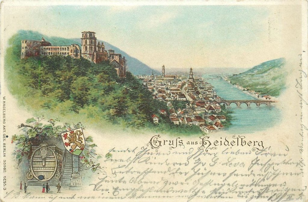 379-119-017 Heidelberg Litho, Verzenden, Voor 1920, Duitsland
