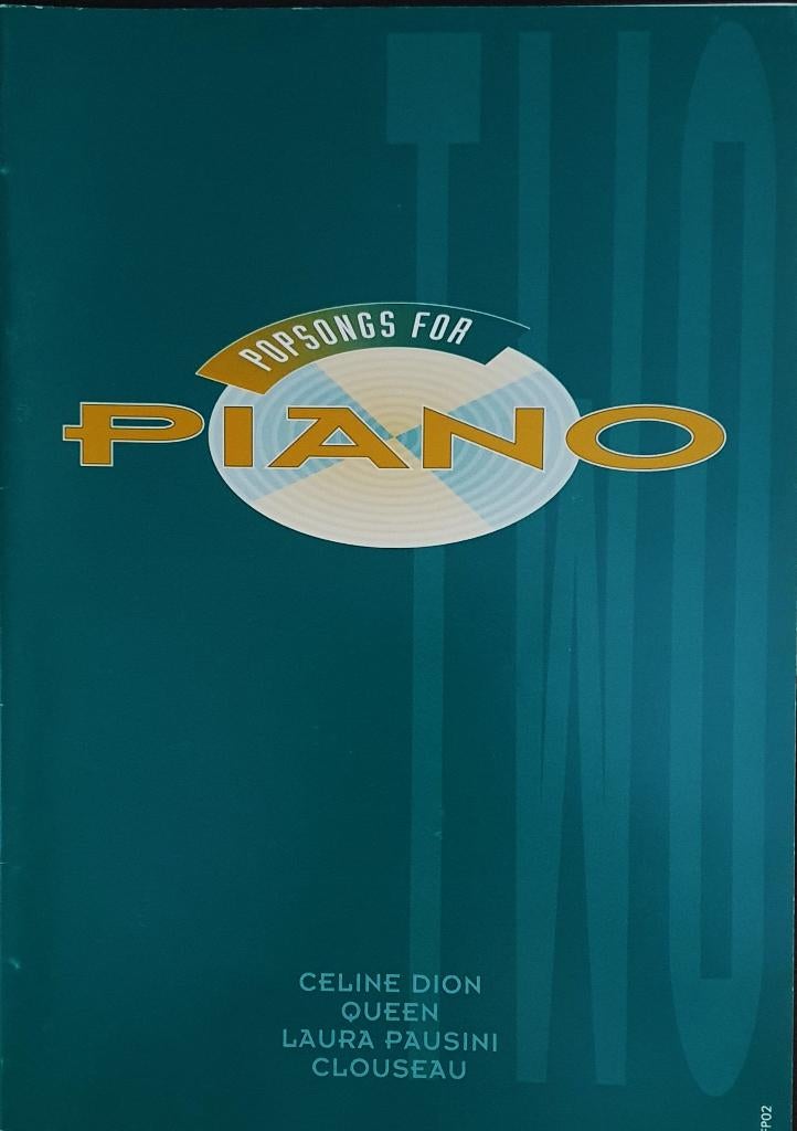 Bladmuziek Piano / Popsongs for Piano deel 2, Muziek en Instrumenten, Bladmuziek, Ophalen of Verzenden, Piano, Populair, Nieuw