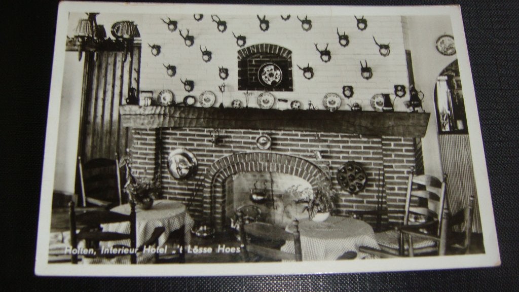 Holten Hotel Cafe Rest. 't Losse Hoes., Ophalen of Verzenden, 1940 tot 1960, Gelopen, Overijssel