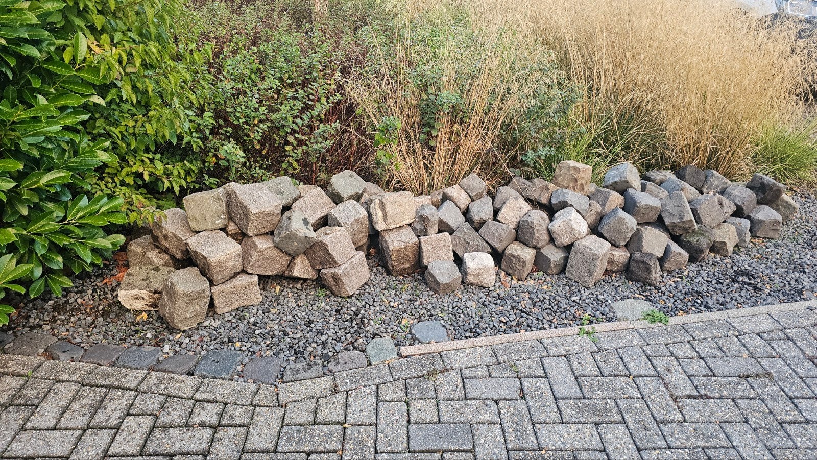 Gebruikte kasseien/kinderkopjes - ideaal voor oprit of tuin, Ophalen, Gebruikt, Graniet, Kei
