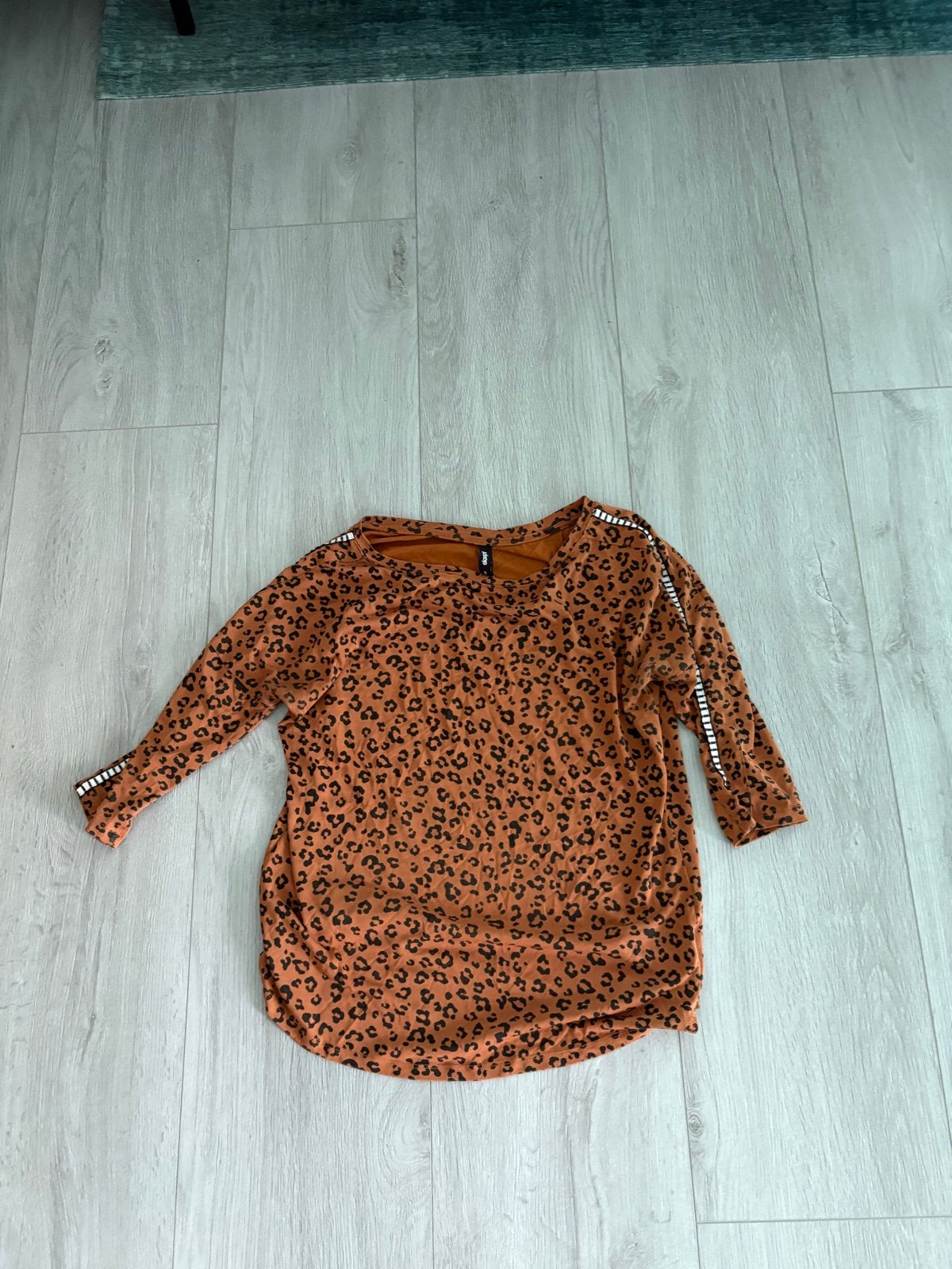 Eksept Luipaardprint Top Maat M, Kleding | Dames, T-shirts, Maat 38/40 (M), Verzenden, Oranje, Zo goed als nieuw