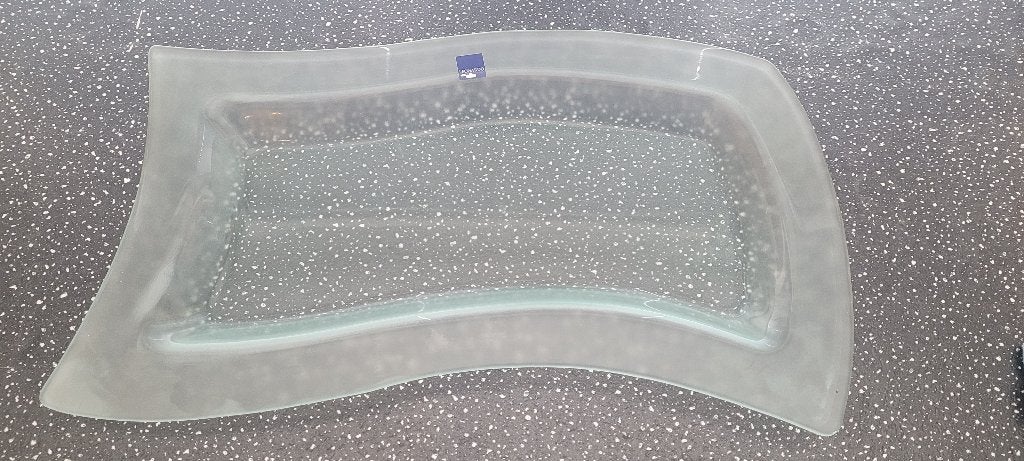 Schaal Leonardo 45 cm x 25 cm, Schaal, Ophalen of Verzenden, Rechthoekig, Glas