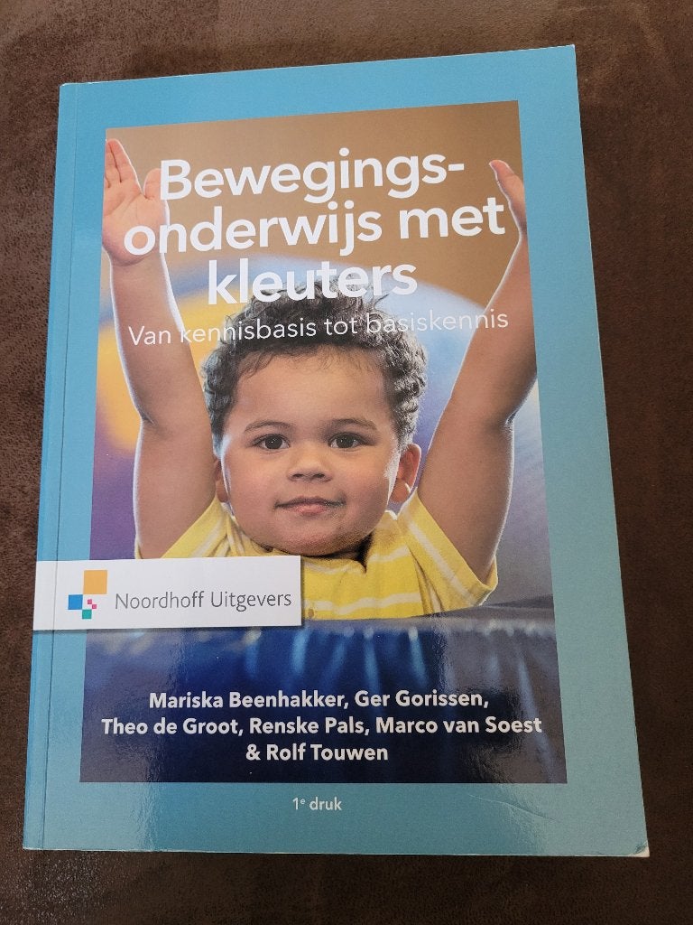 Bewegingsonderwijs met Kleuters, Boeken, Studieboeken en Cursussen, Zo goed als nieuw, Noordhoff Uitgevers, Alpha, HBO