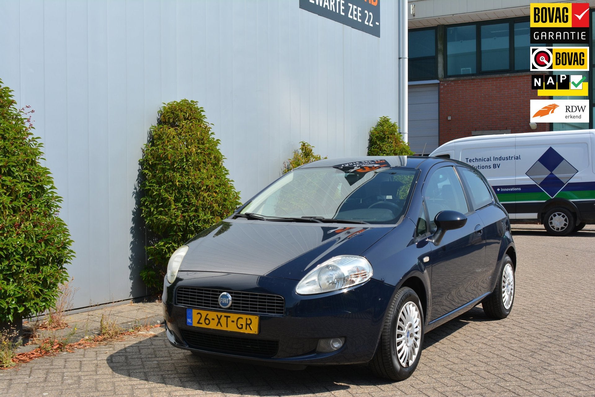 Fiat Grande Punto 1.2 Dynamic AIRCO CRUISCONTROL APK TOT 09-, Auto's, Stof, 4 cilinders, Grande Punto, Origineel Nederlands