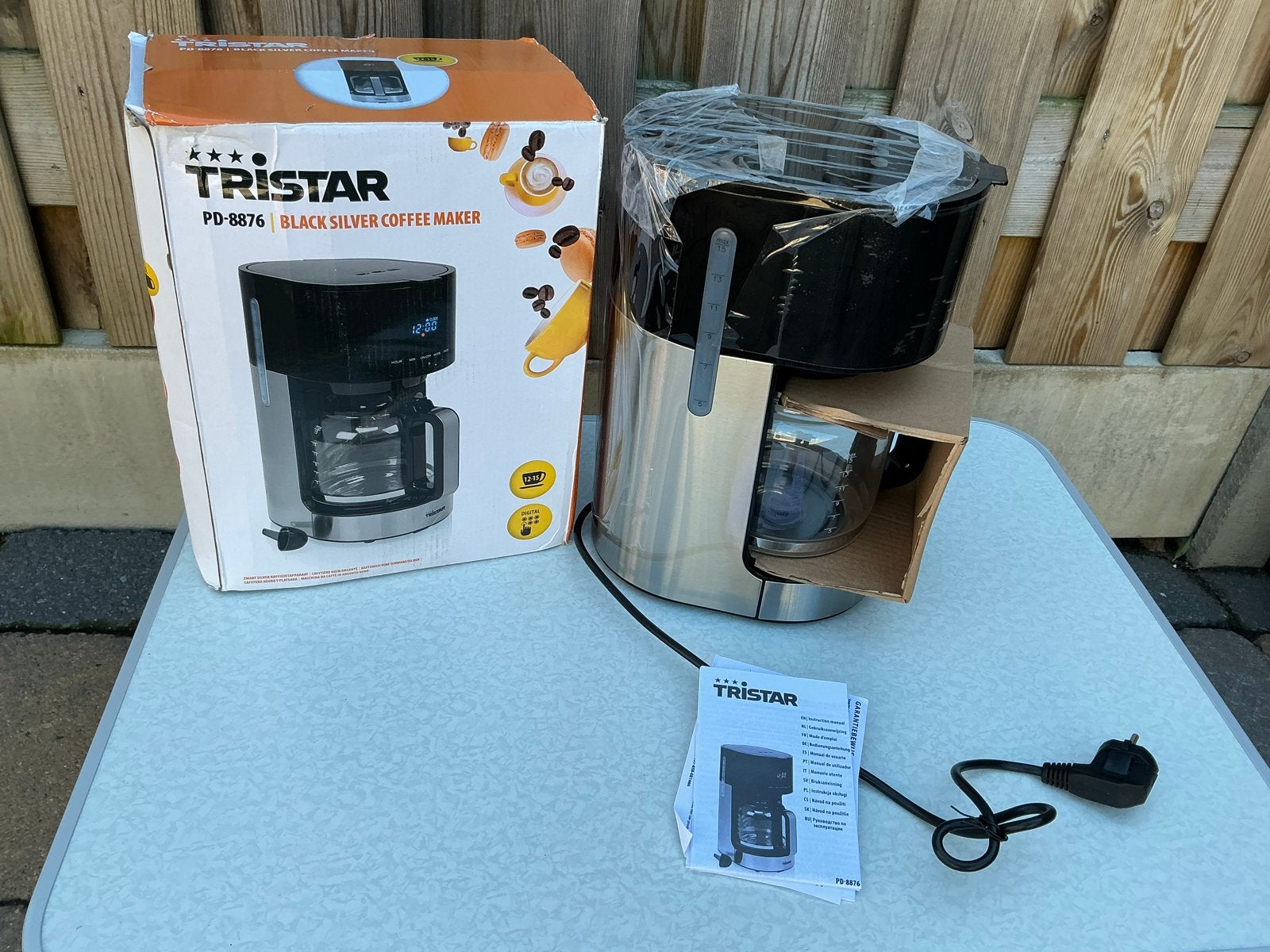 Tristar Koffiezetapparaat PD-8876 NIEUW, Witgoed en Apparatuur, Ophalen, Gemalen koffie, 4 tot 10 kopjes, Koffiemachine