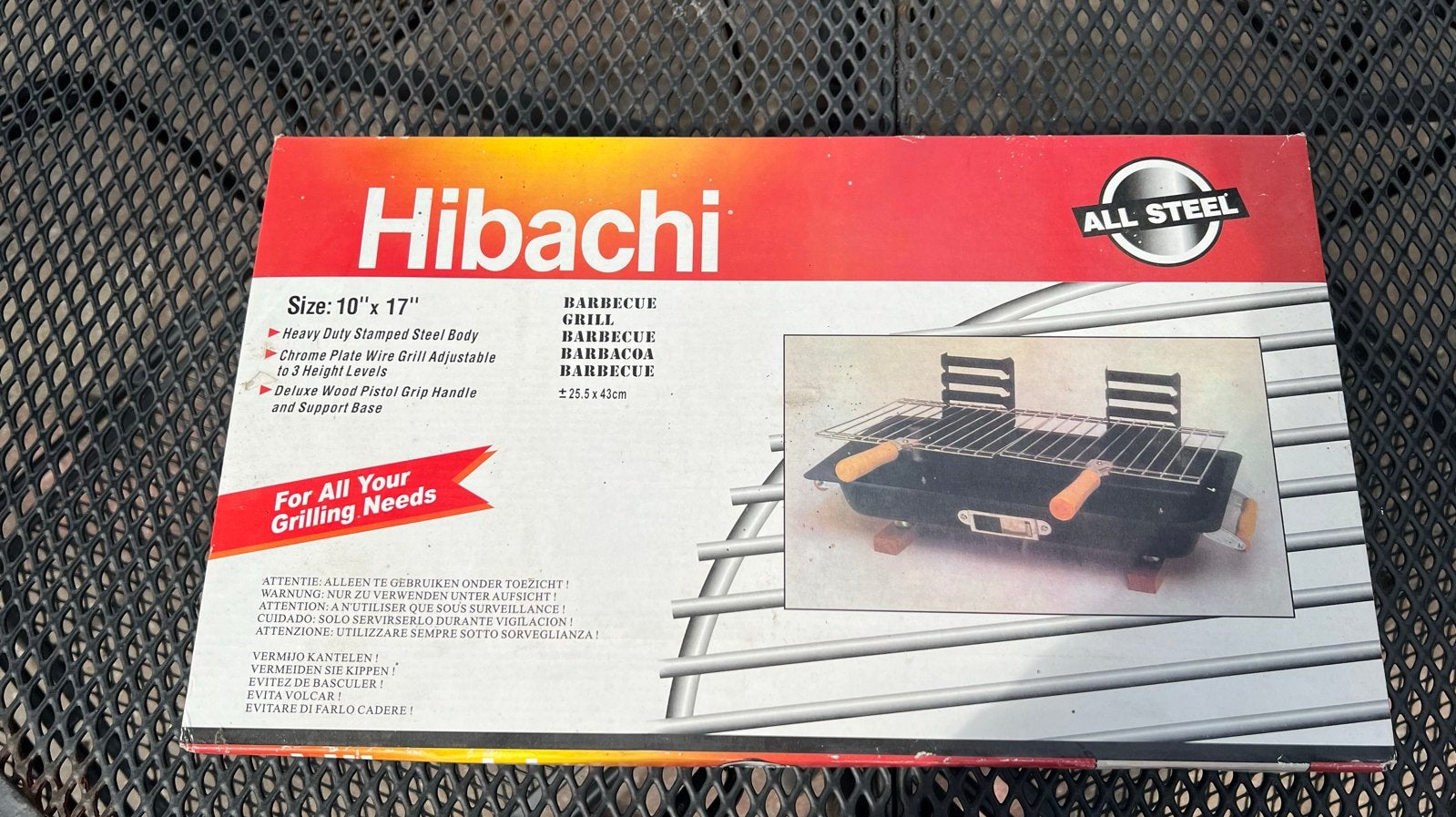 Hibachi BBQ Grill - Nieuw in doos, Ophalen of Verzenden, Nieuw