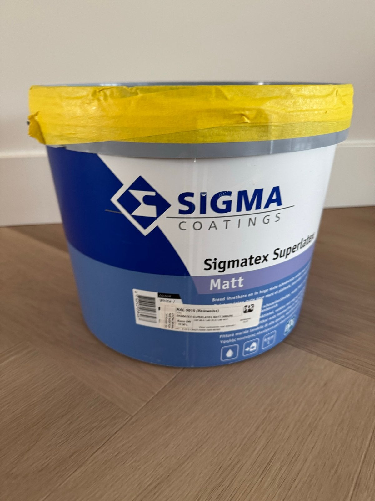 Sigma Sigmatex Superlatex Matt RAL 9010 - Nieuw, Ophalen, Wit, Nieuw, Verf