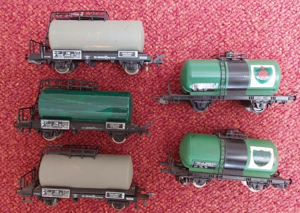 Fleischman ketelwagens, Ophalen, Gebruikt, Gelijkstroom, Fleischmann