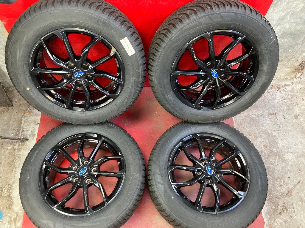 Winterbanden Subaru Forester 225/60R17 Falken, Gebruikt, Subaru, ., Banden en Velgen