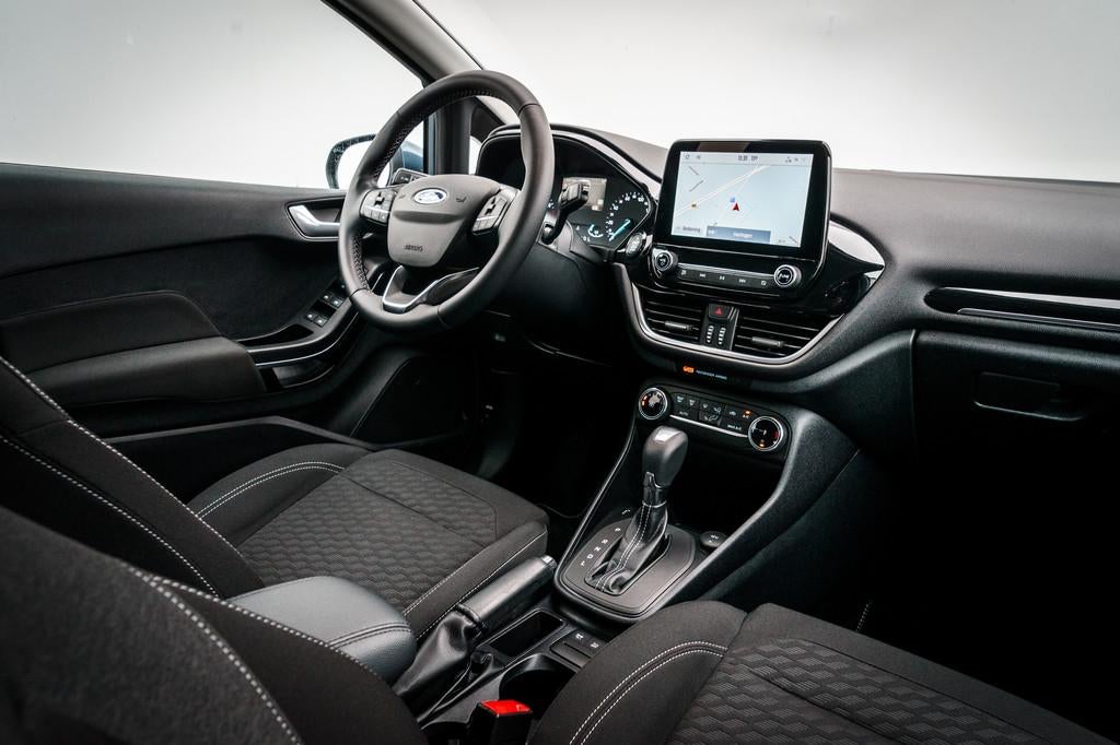 Ford Fiesta 1.0 125 pk EcoBoost Hybrid ST-Line X Automaat |, Auto's, Ford, Met garantie (alle), Blauw, Origineel Nederlands, Bedrijf