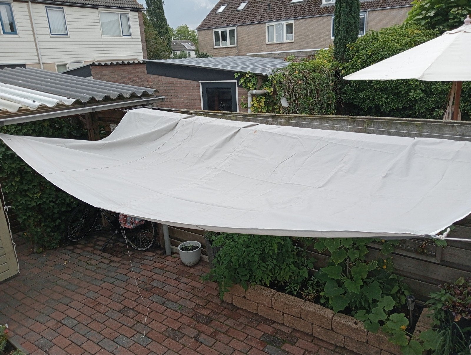 Luifel doek voor voortent caravan 1.90x3.20/3.30m, Caravans en Kamperen, Ophalen of Verzenden, Gebruikt