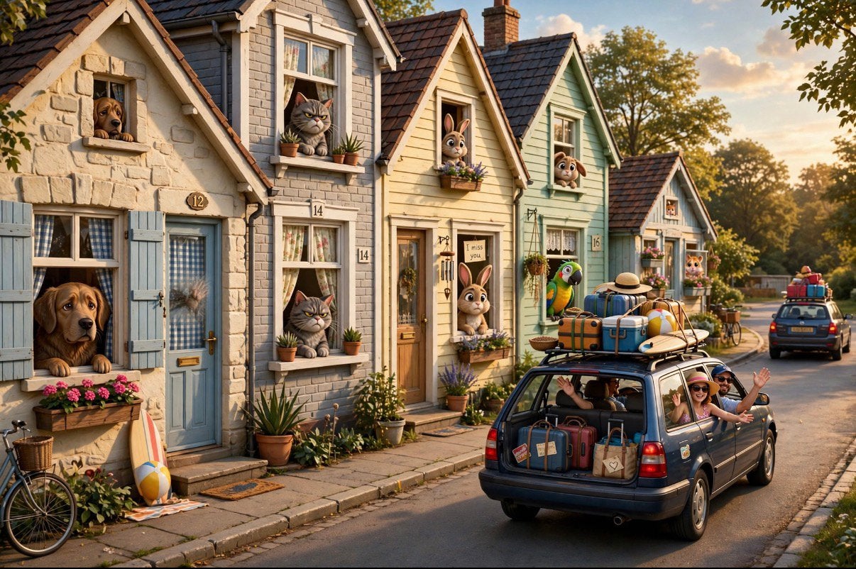 Huisdierenoppas tijdens uw vakantie, Komt aan huis, Oppas