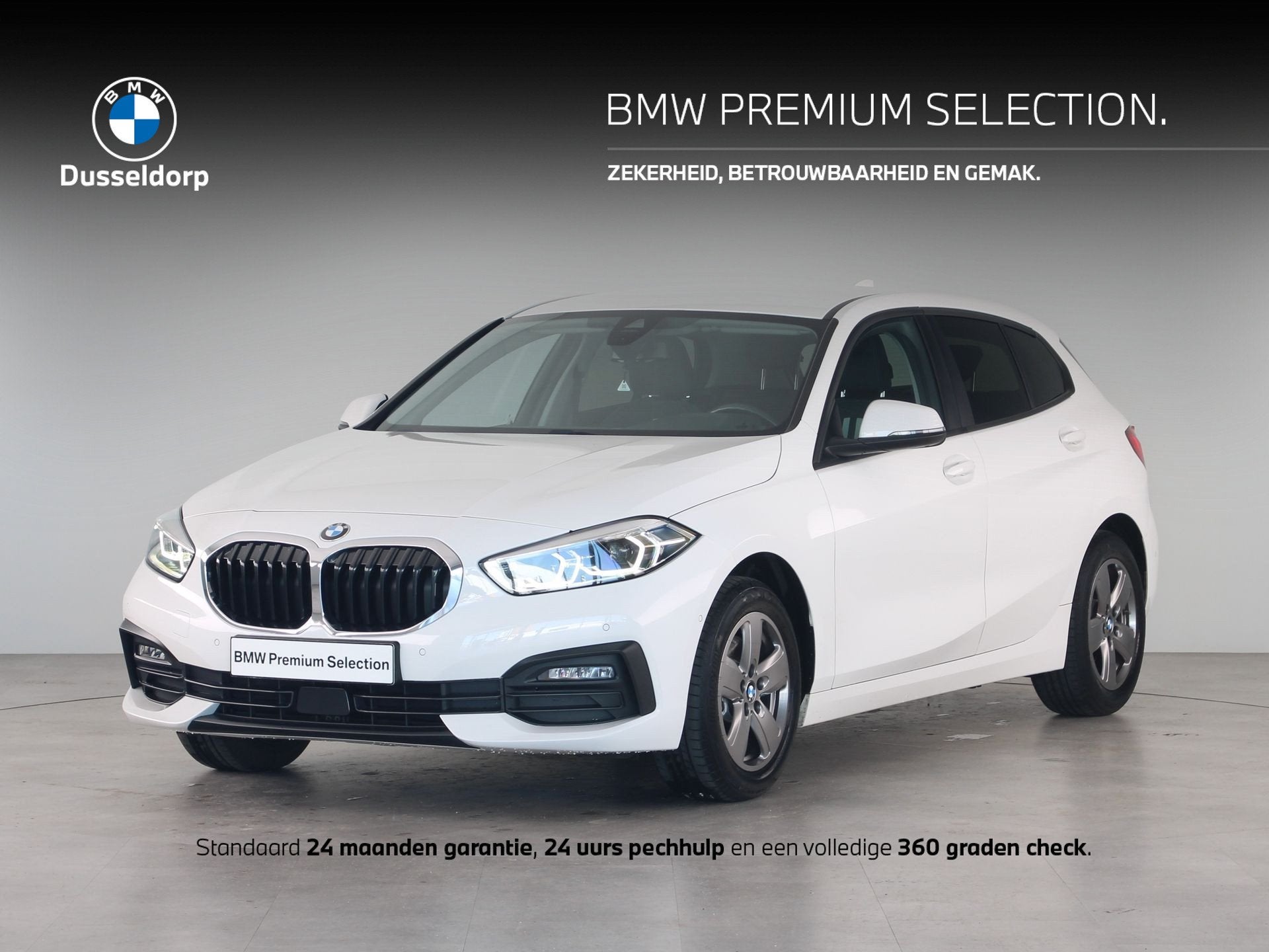 BMW 1 Serie 118i Business Edition (bj 2022, automaat), Auto's, 136 pk, Gebruikt, Met garantie (alle), Leder en Stof
