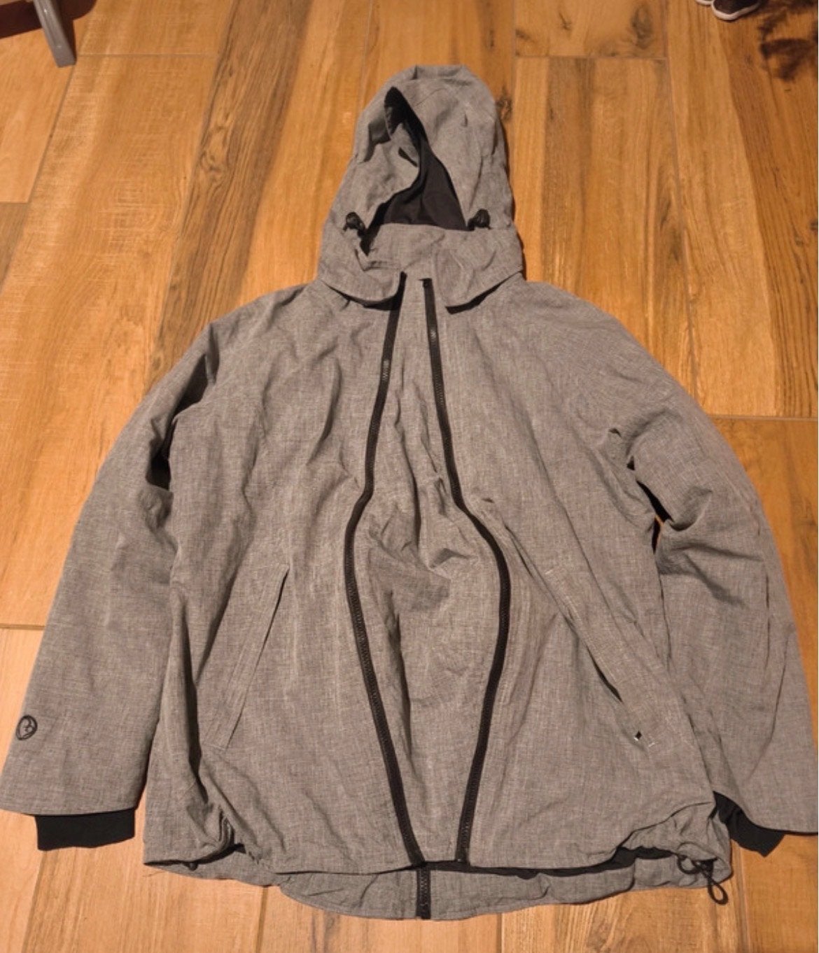 Mamalila Luxe Grijze 3-in-1 Draagjas (Buik & Rug) Maat M, Ophalen of Verzenden, Gedragen, Maat 38/40 (M), Grijs