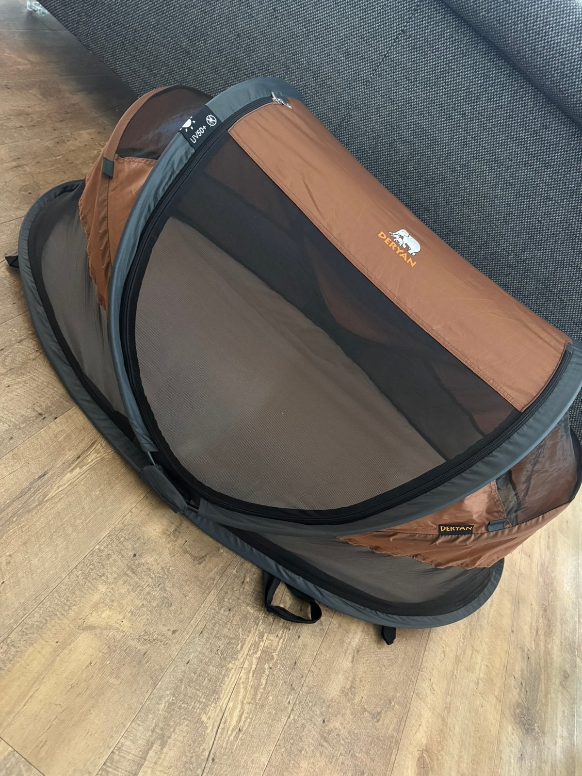 Deryan baby luxe caramel, Ophalen, Zo goed als nieuw, Overige typen