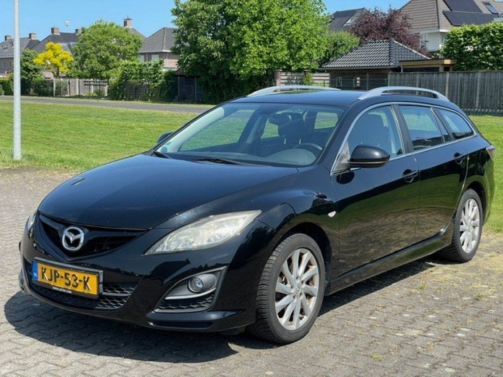 Mazda 6 2.0 Sportbreak TS+/ ECC/ Bose/ Cruise/ Trekhaak/ LM/, Gebruikt, 4 cilinders, Zwart, 14 km/l
