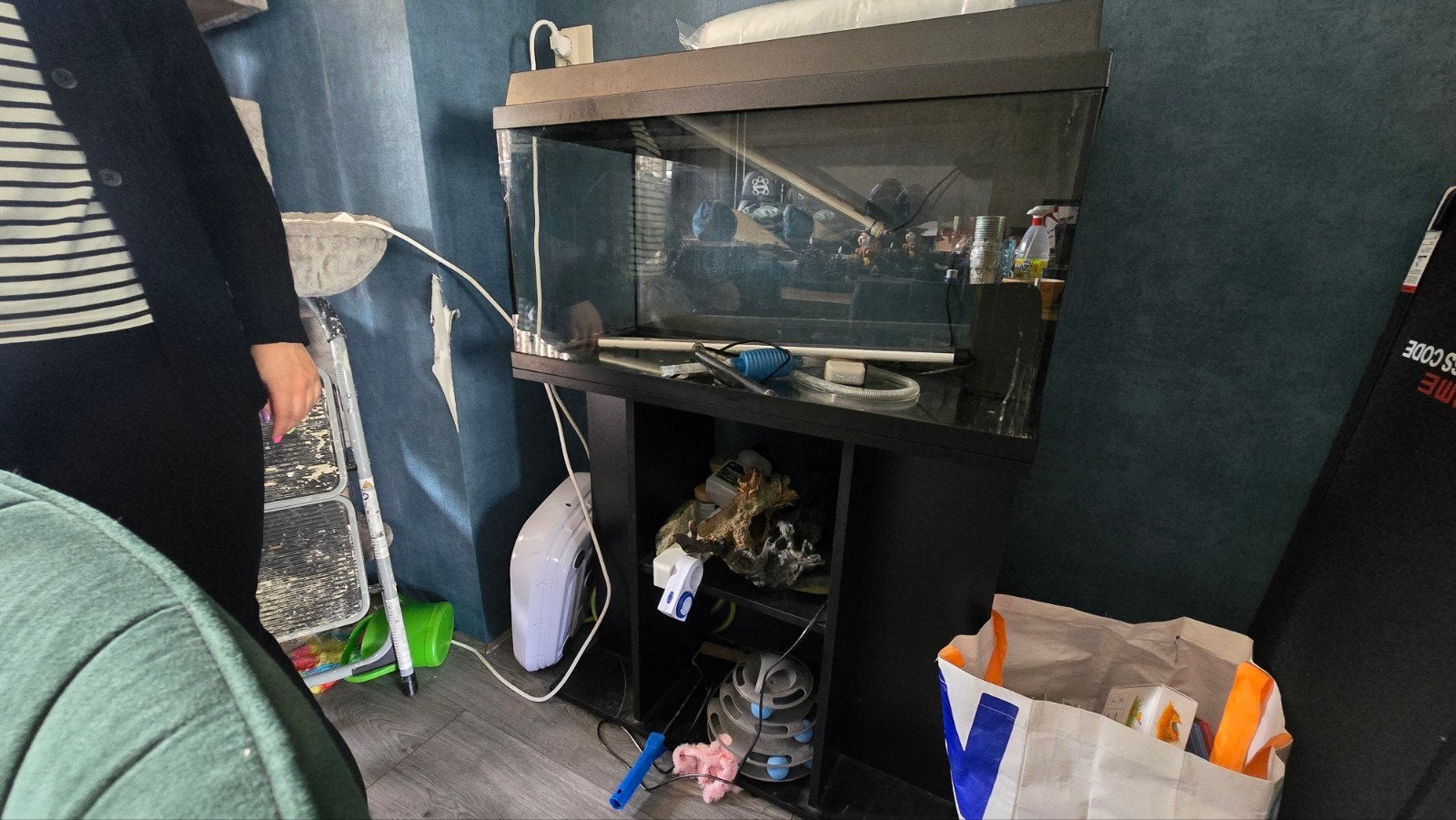 juwel aquarium 60 liter met ingebouwde pomp/filter, Ophalen, Gebruikt, Leeg aquarium, Juwel