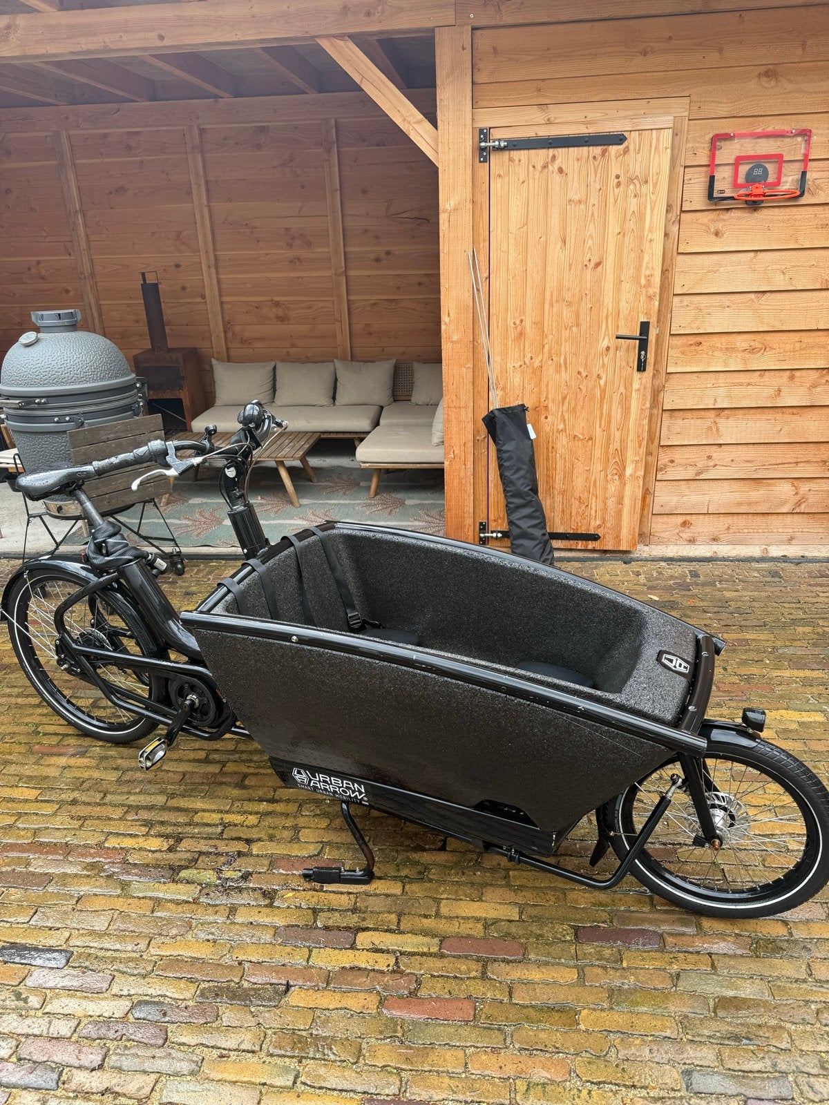 Urban Arrow bakfiets -, Gebruikt, Elektrisch, 2 kinderen, Schijfrem