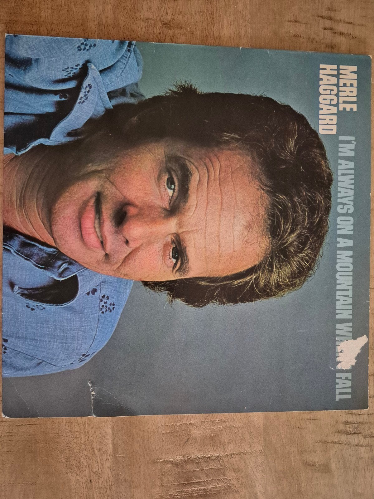 Merle Haggard - I'm Always On A Mountain When I Fall LP, Cd's en Dvd's, LP, Gebruikt, Ophalen of Verzenden, 12 inch