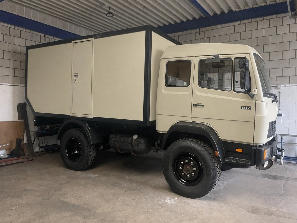 Merecedes 917 4x4 1987 expeditie/ overland truck, Buscamper of Camperbus, Mercedes-Benz, Particulier, 4 tot 5 meter