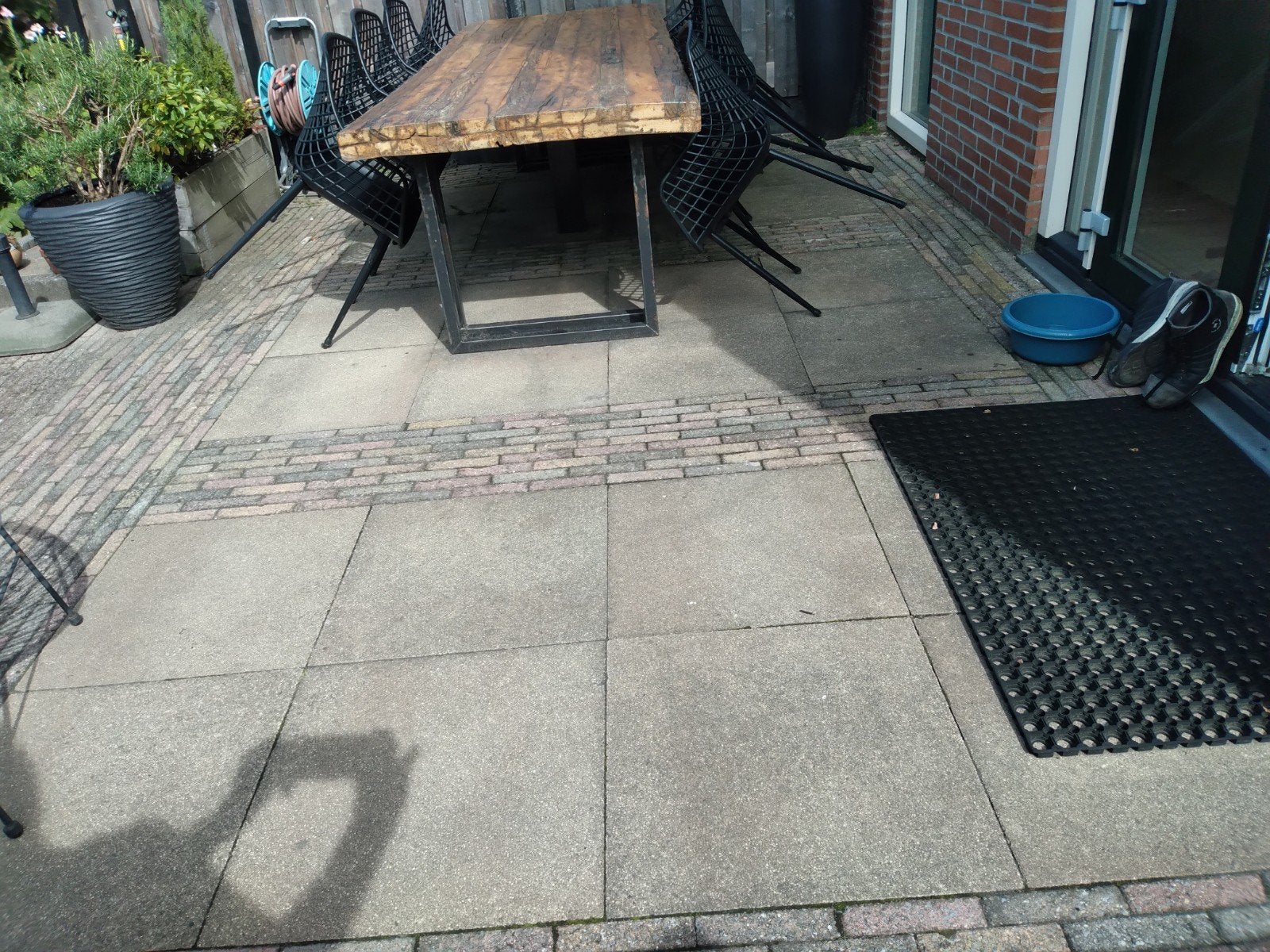 Betontegel 60x60 cm, Tuin en Terras, Ophalen, Gebruikt, Overige materialen
