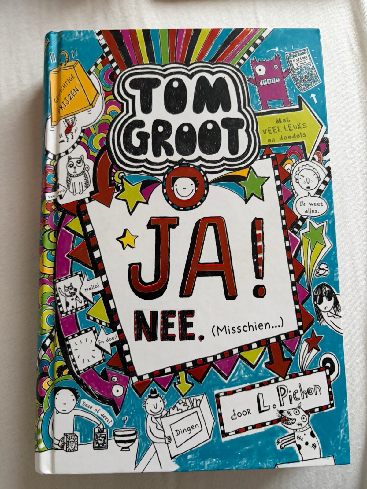 Liz Pichon - Tom Groot Ja! nee. misschien, Ophalen of Verzenden, Zo goed als nieuw, Liz Pichon