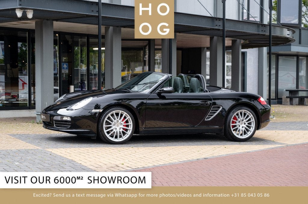 Porsche Boxster S 987 (bj 2009), Auto's, Porsche, 1355 kg, 295 pk, Gebruikt, Zwart