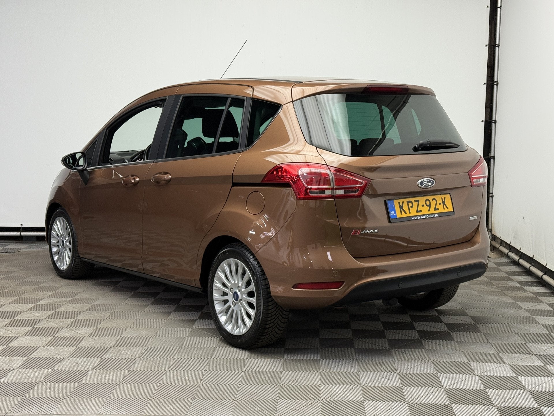 Ford B-MAX 1.0 EcoBoost Titanium ECC Cruise LM16" (bj 2013), Auto's, Voorwielaandrijving, Euro 5, Stof, Gebruikt