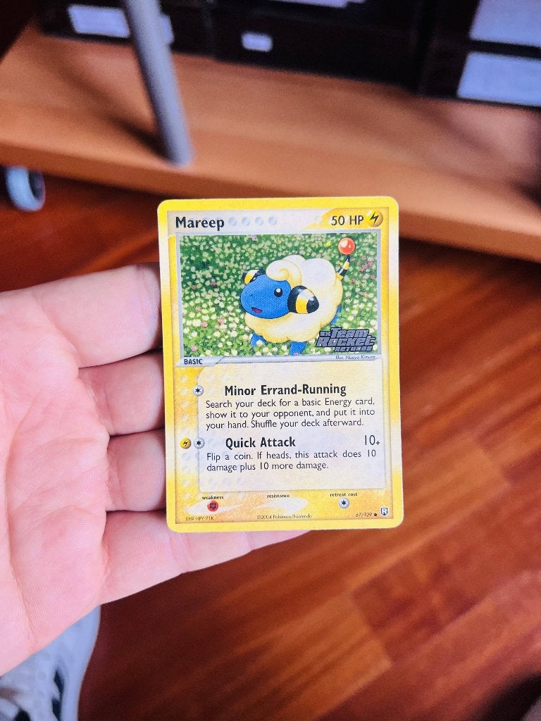 Mareep 67/109 Reverse Holo Stamped Ex Team Rocket Returns, Verzenden, Zo goed als nieuw, Losse kaart, Foil