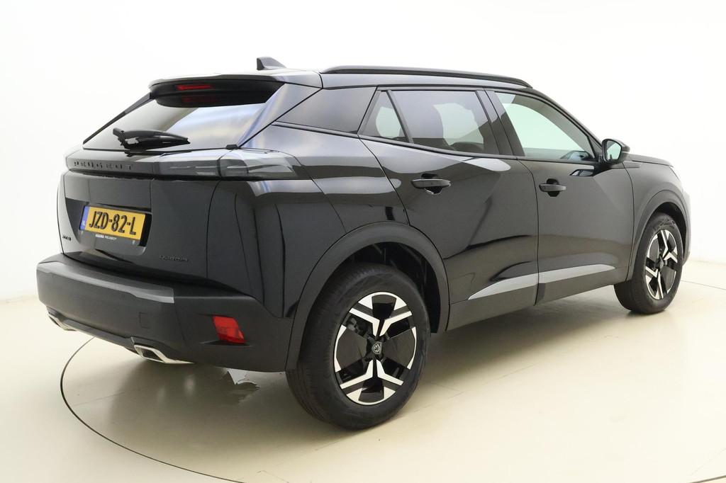 Peugeot 2008 1.2 Hybrid 145 Allure | Climate & Cruise Contro, Euro 6, 1199 cc, Leder en Stof, Zwart