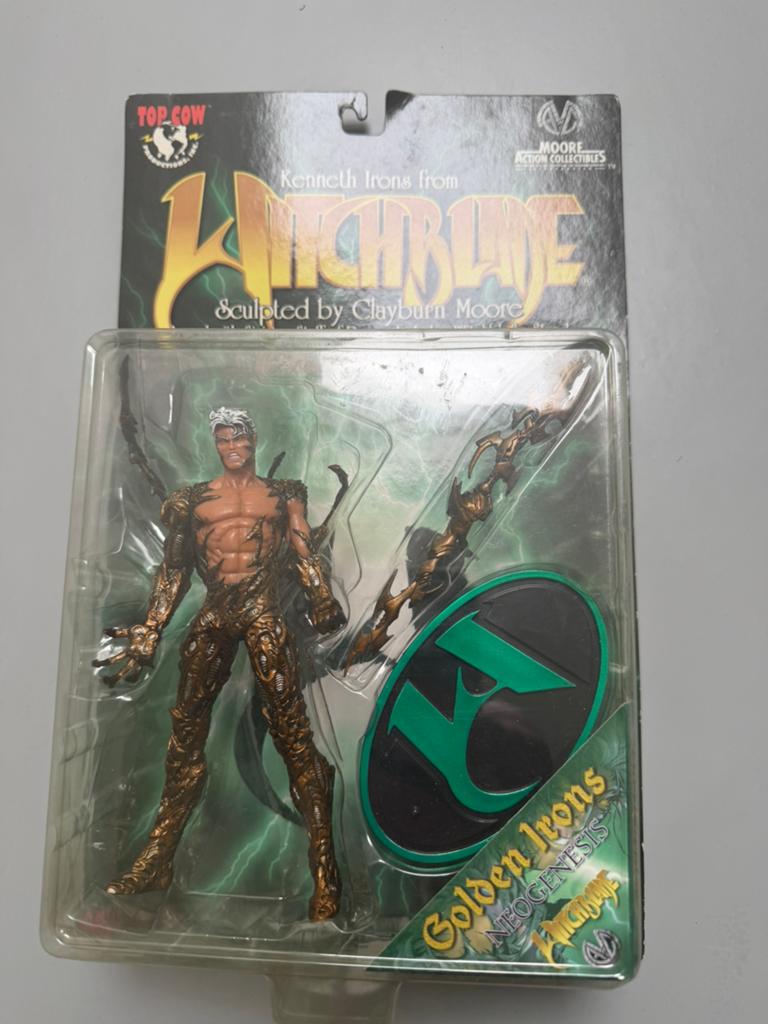 Witchblade Kenneth Irons Golden Irons figuur, Ophalen of Verzenden, Zo goed als nieuw, Actiefiguurtje