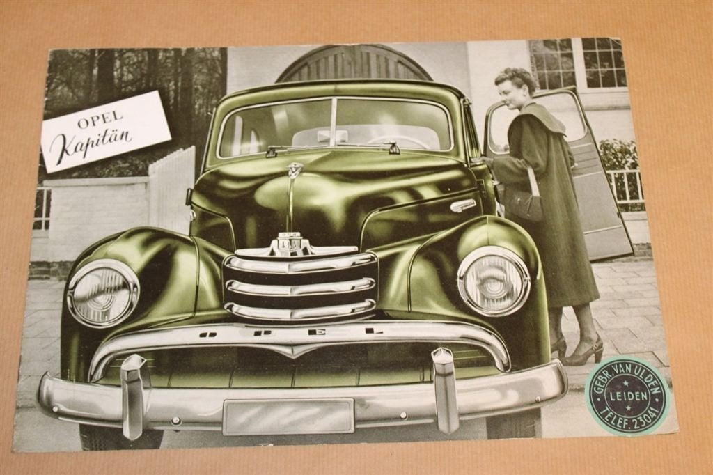 Zeldzame brochure - Opel Kapitän - Circa 1955, Ophalen of Verzenden, Zo goed als nieuw, Opel