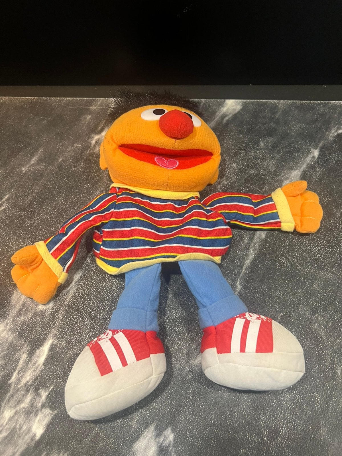 Sesamstraat handpop Ernie ( Bert & Ernie), Ophalen of Verzenden, Zo goed als nieuw, Overige typen