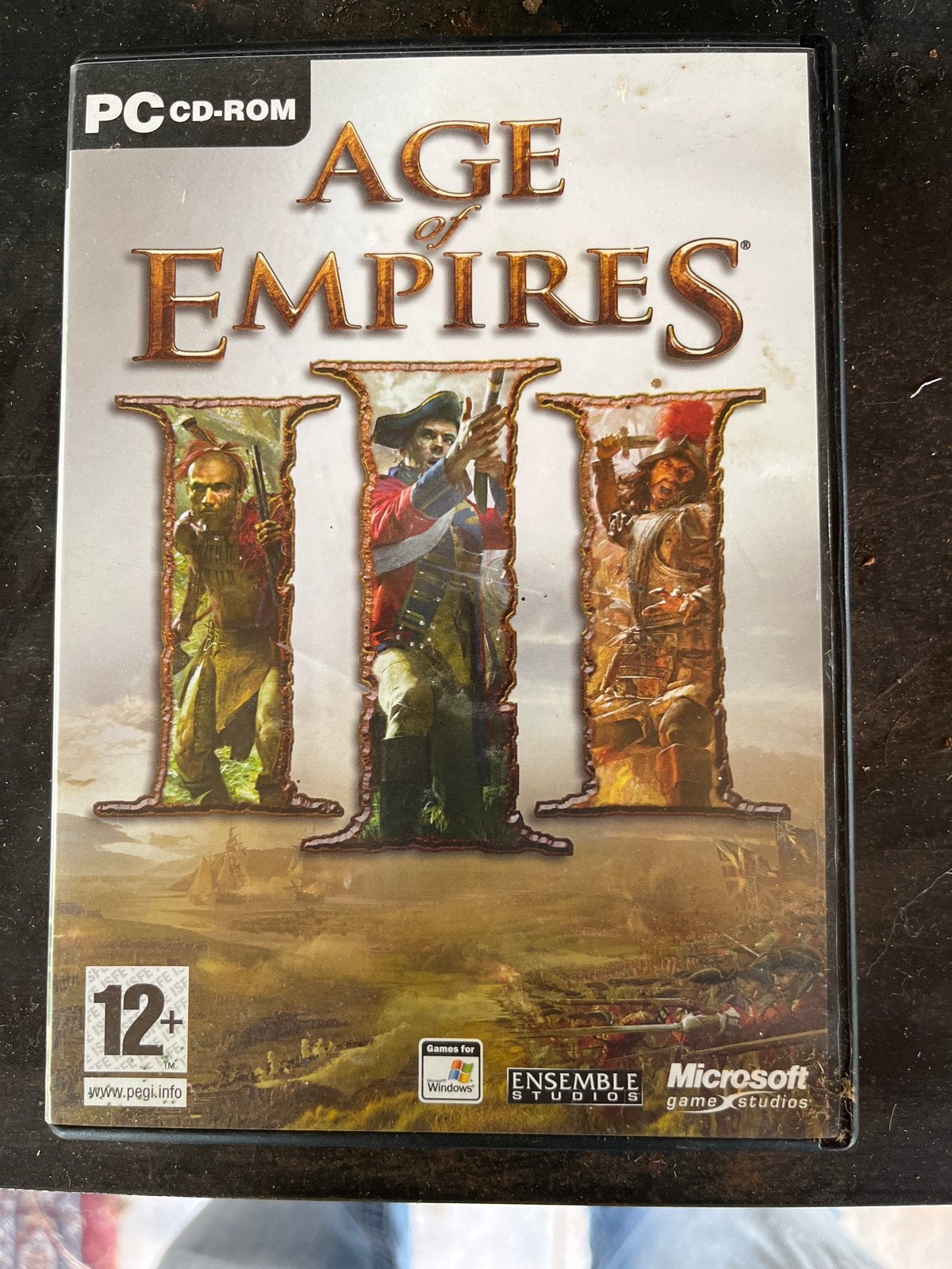 Age of Empires III PC CD-ROM - Strategie Game, Ophalen, Gebruikt, 1 speler, Strategie en Constructie