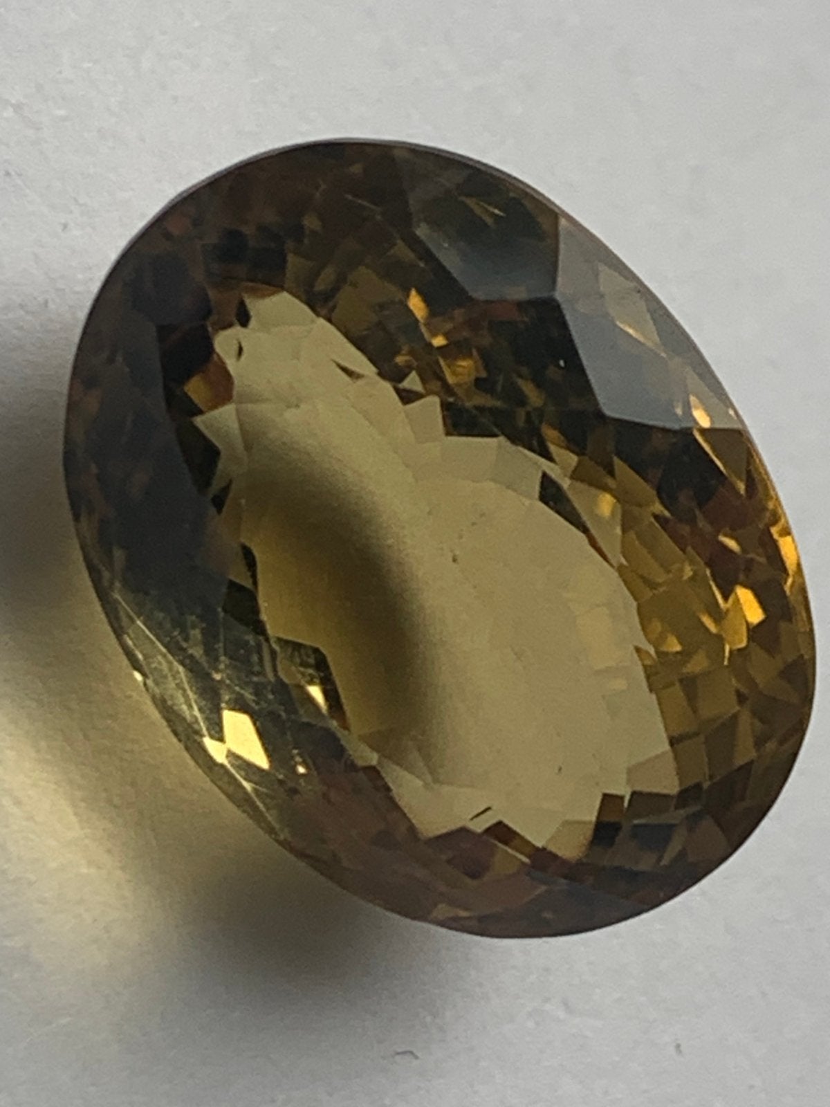 Prachtige citrine 23,43 crt met certificaat, Sieraden, Tassen en Uiterlijk, Edelstenen, Ophalen of Verzenden, Zo goed als nieuw